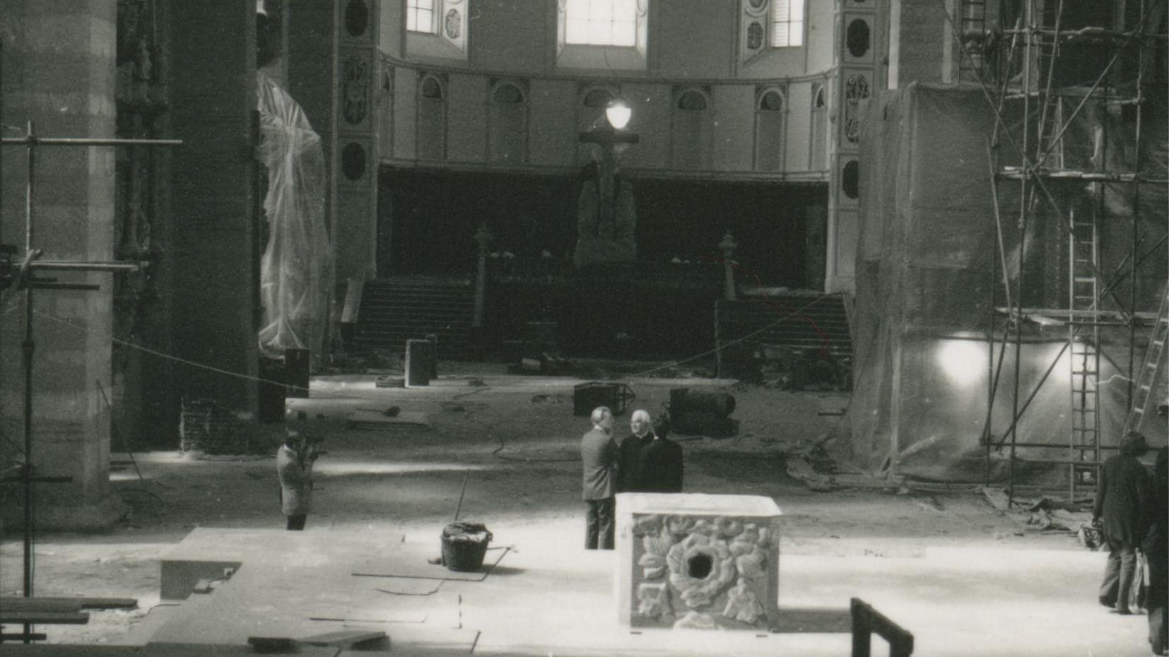 Der Dom während den Renovierungsarbeiten