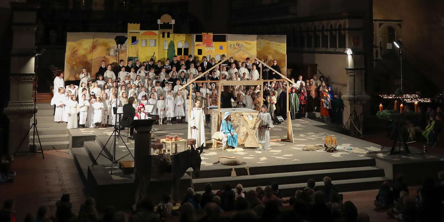 Krippenspiel in der Trierer Kinderweihnacht