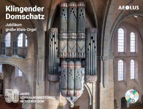 Cover des Booklets Klindender Domschatz mit Ansicht der Orgel