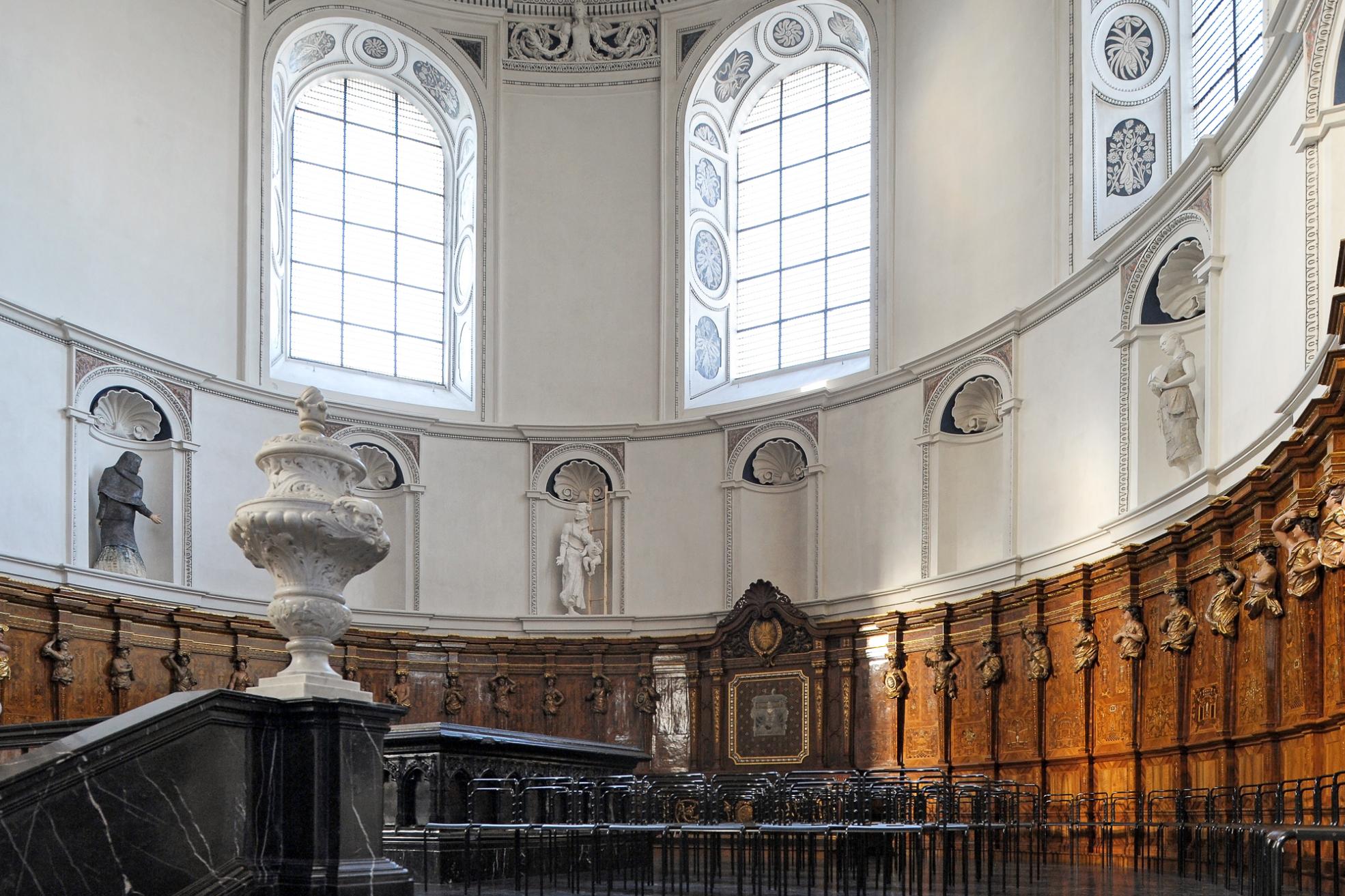 Die Seligenfiguren im Westchor